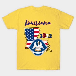 State of Louisiana USA T-Shirt